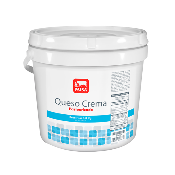 QUESO CREMA PAISA (3,8 Kg) F/S